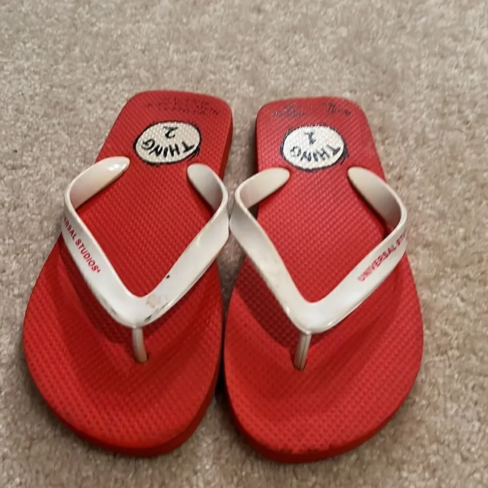 MATCHING DR SEUSS FLIP FLOPS